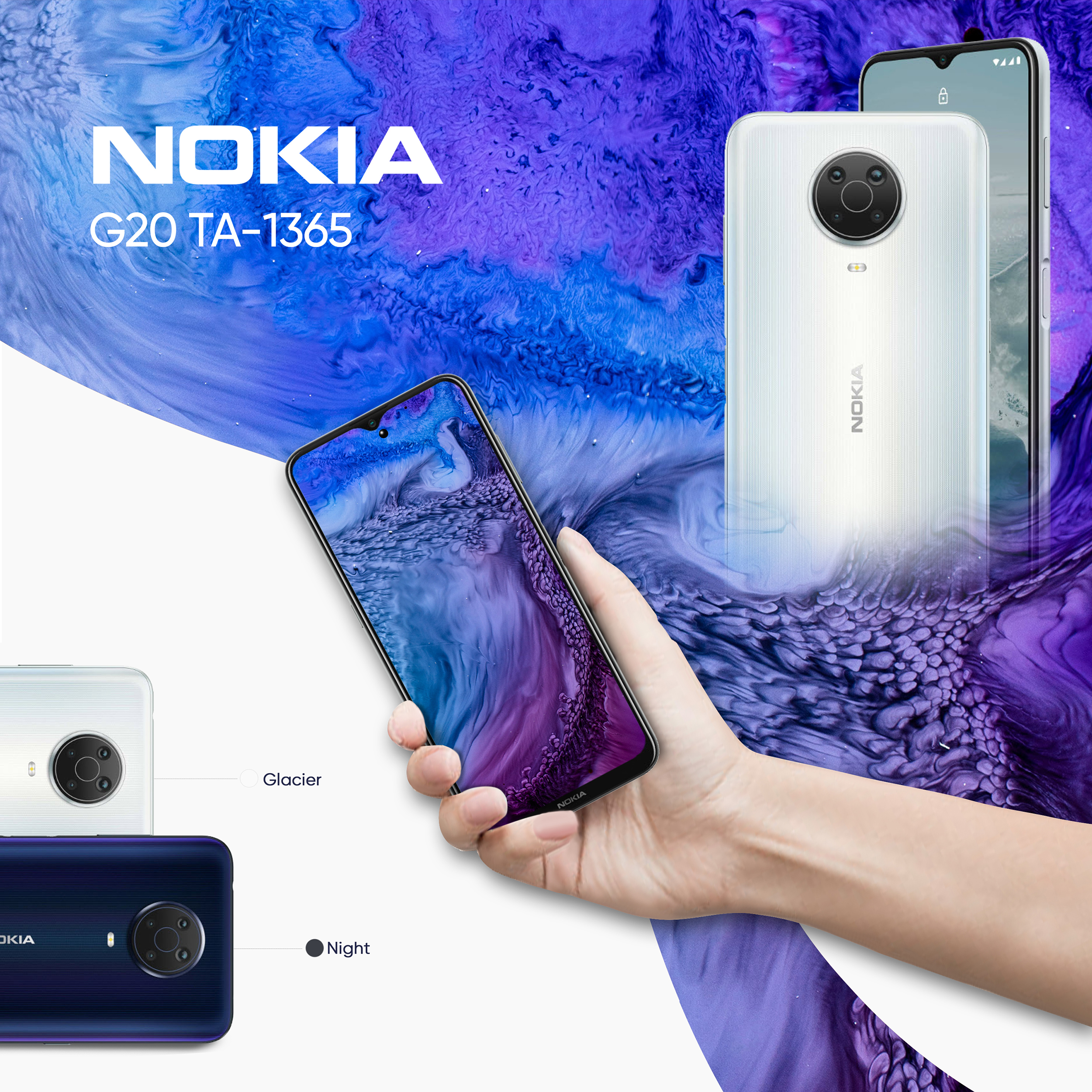 مشخصات، قیمت و خرید گوشی موبایل نوکیا مدل G20 TA-1365 دو سیم‌کارت ...